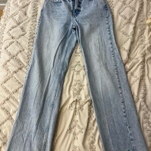Zara Light Blue Flare Women's Jeans